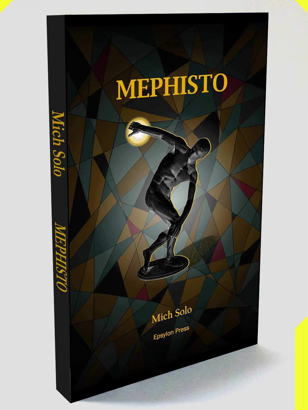 book cover showing a white robot-like face