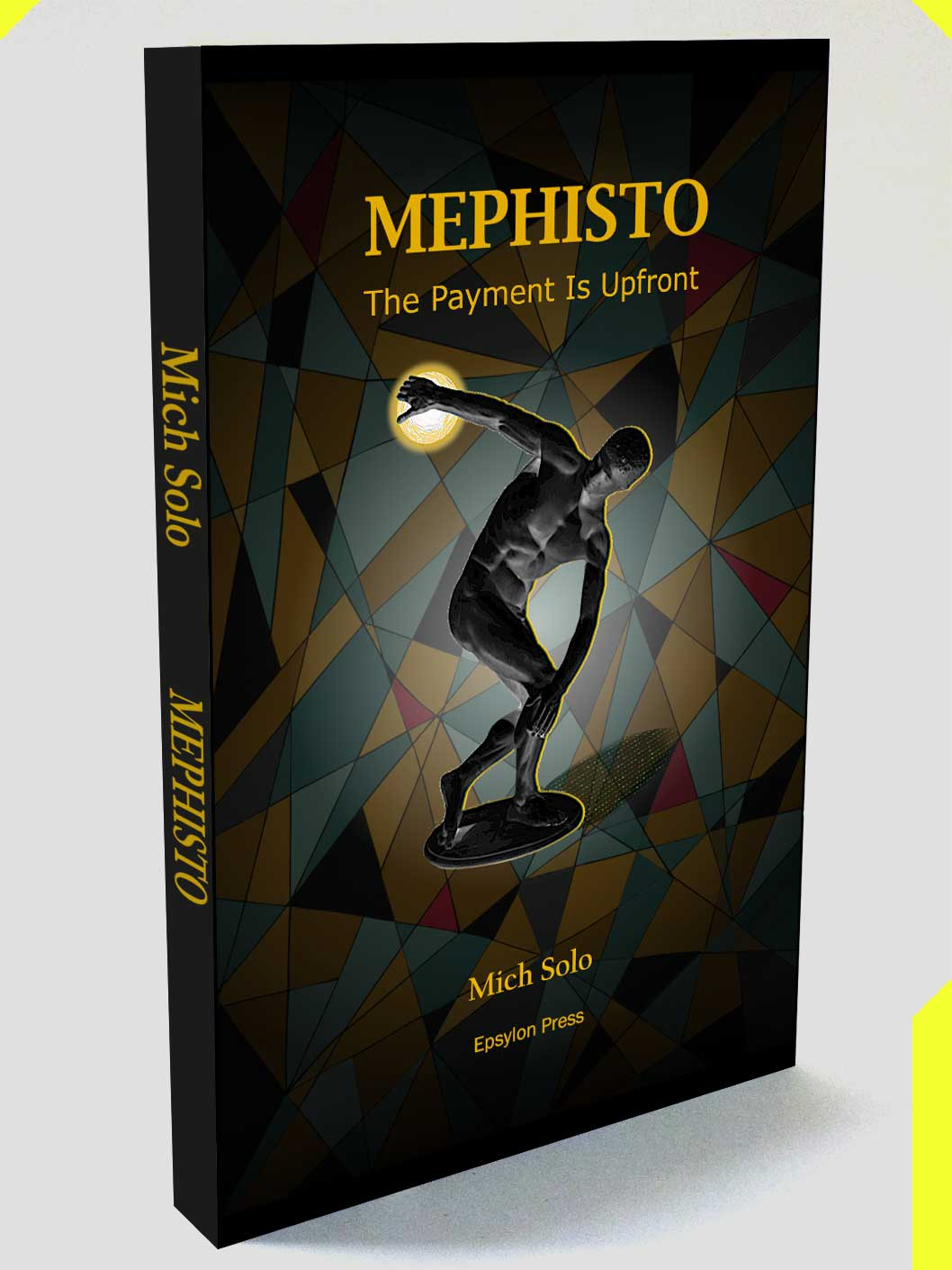 book cover showing a white robot-like face